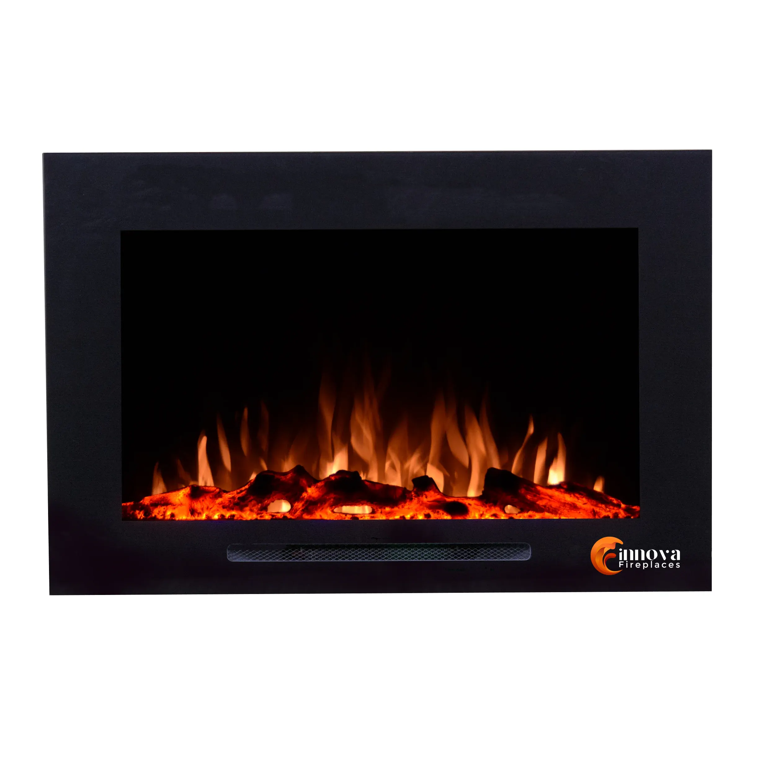 Electric Fireplaces insert with heater- Black